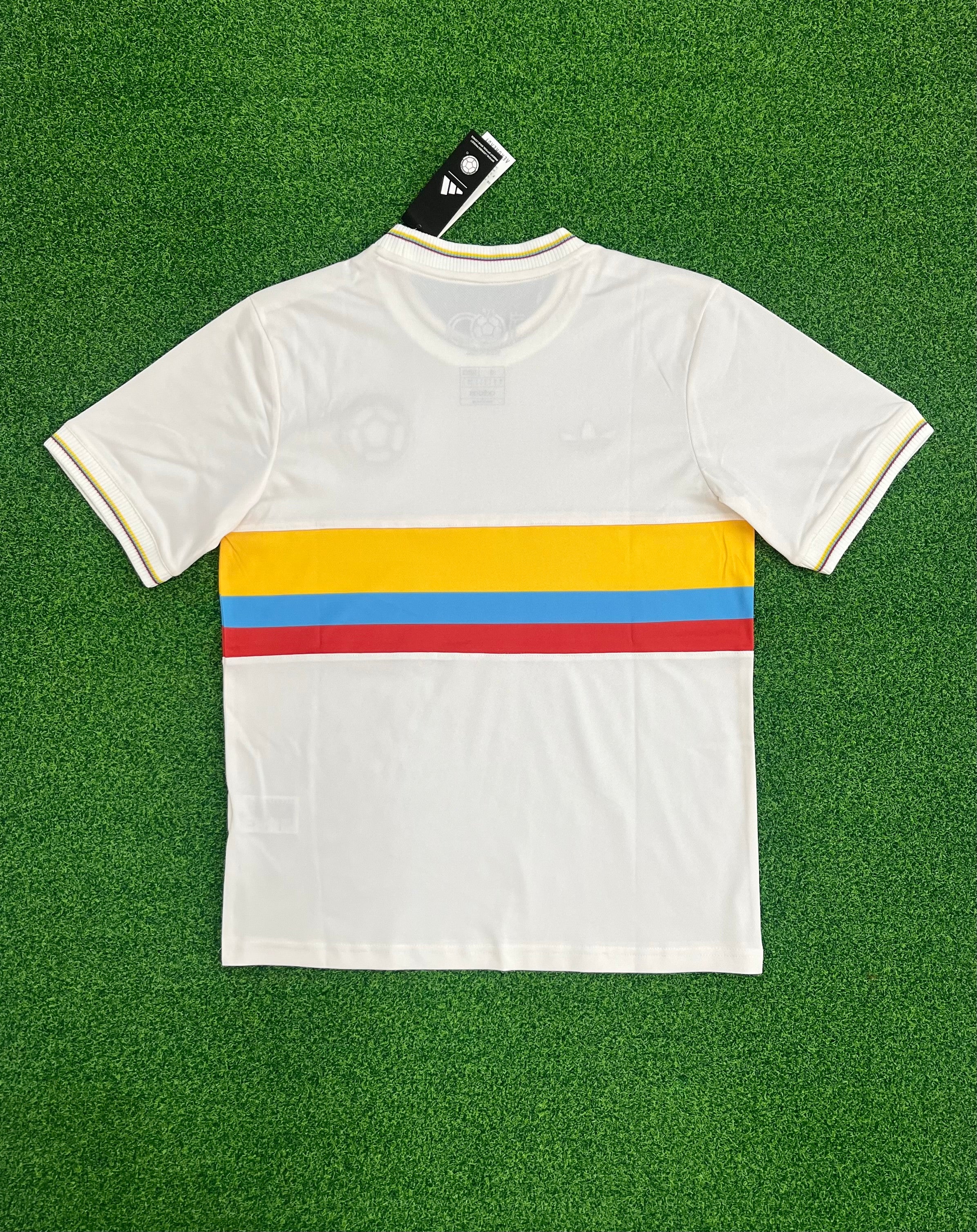 Remasterización camiseta retro selección Colombiana