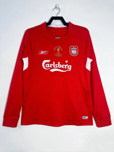 Camiseta retro del Liverpool temporada 2005