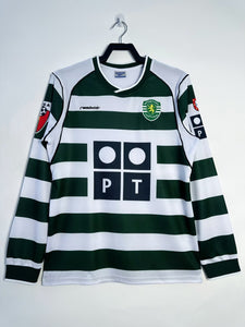 Camiseta retro del Sporting de Lisboa temporada 2001